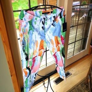 INSIGHT New York Multicolored Color Splash Sz. 10 Pants